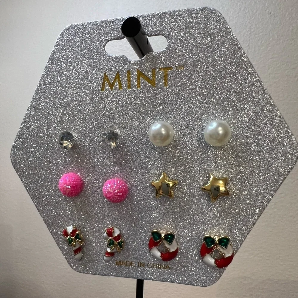 Christmas Stud Earring Set (6-Pair) – MINT